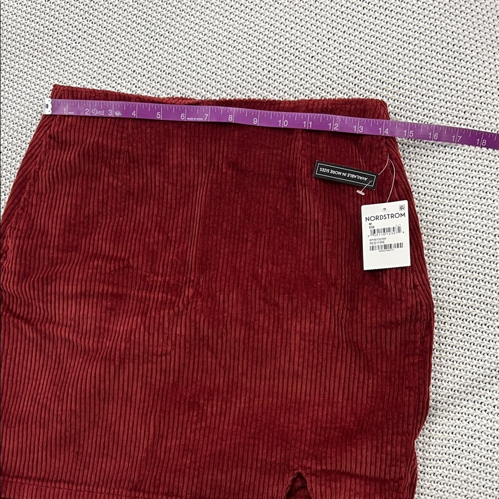 BP Brown Corduroy Pencil Skirt - Picture 5 of 9
